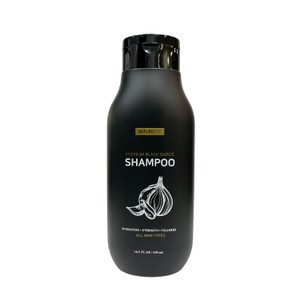 Black Garlic Hair Loss Shampoo by NATUREPOP - Prevents Hair loss, Stimulates growth - Sulfate Free Paraben Free - Ajo Negro Shampoo para la caida del