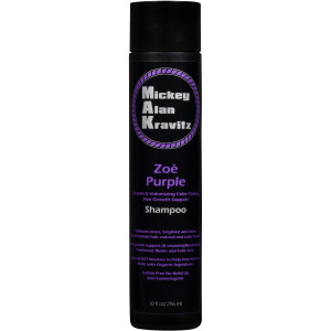 Zoe Purple Color toning, vitamin hair growth shampoo with Biotin and natural DHT blockers to help stop hair loss and faster hair growth. For all blon