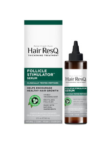 Petal Fresh Pure Hair ResQ Thickening Treatment Follicle Stimulator Serum, Encourage Healthy Hair Growth Naturally with Caffeine, Biotin & Peptides -