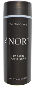 Nor1 Keratin Hair Building Fibers: Natural Instant Hair Filler and Thickener for Men and Women - Completely Cover Up and Conceal Thinning Areas or Ba