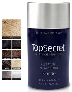 Top Secret Hair Thickening Building Fibers Refills - Undetectable & Natural Hair Filler - for Men & Women - Instantly Fill In Fine Thinning Hair - We