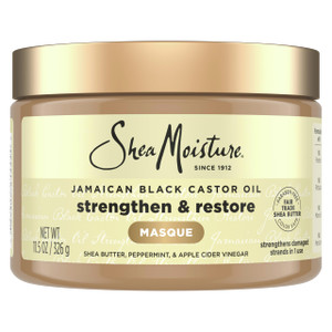 SheaMoisture Jamaican Black Castor Oil Treatment Masque Jamaican Black Castor Oil For Dry Hair Paraben Free Hair Mask 11.5 oz
