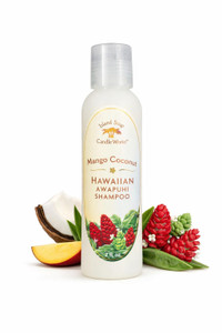 Island Soap & Candle Works Awapuhi Mango Coconut Shampoo  2 Ounce Travel Size  Moisturizing Hawaiian Shampoo  Gentle Daily Cleanser with Tropical