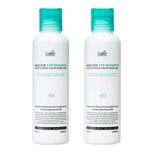 LA'DOR LADOR Keratin LPP Damage Care Shampoo w/Proteins & Plant Oils - pH Balanced Sub Acidic for Dry Damaged Frizzy Coarse Thinning Hair - NO Silico