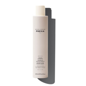 PREVIA Smoothing Taming Shampoo Anti-Frizz Shampoo with Almond Extract Vegan Sulfate Free Hydrating Formula for Smooth Manageable Hair Static Control