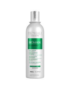 Prohall Cosmetic Biomask Hair Shampoo - Deep Cleansing Treatment for Dry, Damaged Hair (10.1 fl.oz)