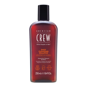 American Crew Shampoo for Men, Daily Cleanser, Naturally Derived, Vegan Formula, Citrus Mint Fragrance, 8.45 Fl Oz