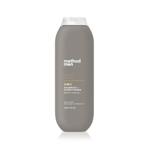 Method Men 2-in-1 Shampoo + Condtioner, Cedar + Cypress, 14 Ounces.