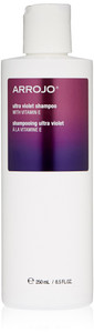 ARROJO Ultra Violet Purple Shampoo (8.5 oz) Hair Shampoo for Color Treated Hair to Eliminate Brassy & Yellow Tones Purple Shampoo for Blonde Hair w/