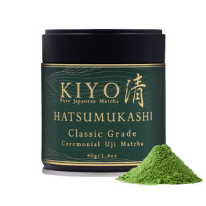 Kiyo Matcha Classic Grade Hatsumukashi Ceremonial Uji Matcha - Pure Japanese First Harvest Ceremonial Grade Matcha Green Tea Powder from Uji, Japan (