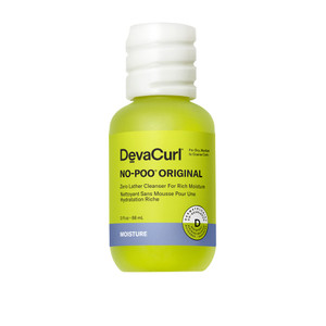 DevaCurl No-Poo Original Non-Lathering Cleanser for Rich Moisture, 3 fl. oz