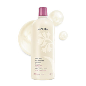 Aveda Cherry Almond Softening Shampoo | Gentle Daily Shampoo | for Normal to Dry Hair | 97% Naturally Derived* | Silicone Free | Iconic Cherry Almond