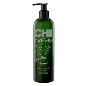 CHI Tea Tree Oil Shampoo, Strengthening Shampoo For Gently Cleansing Hair & Removing Impurities, Sulfate, Paraben, & Cruelty-Free, 11.5 Oz
