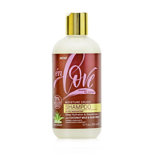én Love Moisture Crush Shampoo for Curly & Wavy Hair with Natural Coconut Milk & Pure Aloe Vera for Deep Hydration | Deep Shine | Anti-frizz | Streng