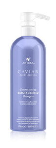 Alterna Haircare CAVIAR Anti-Aging Restructuring Bond Repair Shampoo 33.8 Fl Oz | For Brittle, Damaged and Split Ends | Repairs, Strengthens and Prot