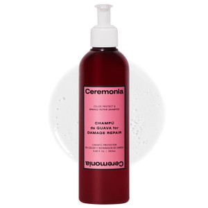 Ceremonia Guava Protect & Repair Shampoo with Aloe Vera for Damaged and Color Treated Hair, 8.45 Fl Oz | 250 mL