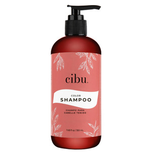 CIBU Color Shampoo 30011 for Dry, Color-Treated Hair - Gently Cleanses, Hydrates and Strengthens - Revitalize Hair and Scalp - Refreshing Scent - 11.