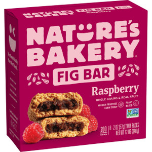 Nature's Bakery Raspberry Fig Bars, 2 Oz, 6 Ct