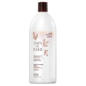 Bain de Terre Sweet Almond Oil Long & Healthy Conditioner, Strength & Protection for Weak, Damaged Hair, with Argan & Monoi Oils, Paraben-Free, Color