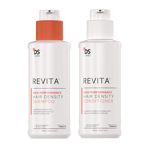 DS Labs For Men & Women Revita Shampoo & Conditioner Kit - Two-Step Scalp Care System for Fuller-Looking, Volumized Hair, Lightweight Hydration, Sulf