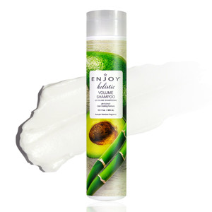 Enjoy Holistic Volume Shampoo for Fine Hair, Lightweight Moisture & Body Boost, Softening & Detangling Formula, Free From Sulfates Silicones Parabens