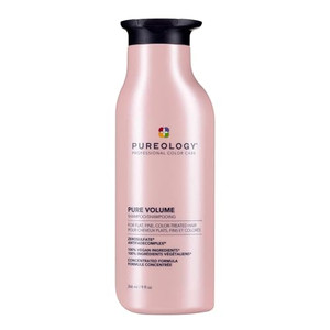 Pureology Pure Volume Shampoo - Enhances Volume and Movement, Lightweight Shampoo for Fine, Flat, Color Treated Hair, Sulfate-Free & Vegan, 9 Fl Oz