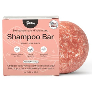 The Earthling Co. Shampoo Bar - Promote Hair Growth, Strengthen & Volumize All Hair Types - Paraben & Sulfate Free formula with Natural, Vegan Ingred