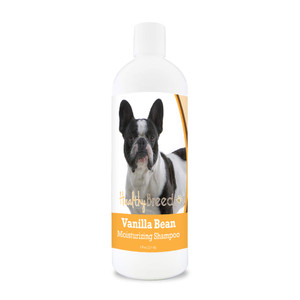 Healthy Breeds French Bulldog Vanilla Bean Moisturizing Shampoo + Conditioner - with Vitamins A, D, E + Coconut Oil - 8 oz