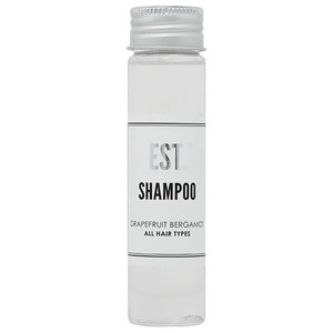 World Amenities EST. Shampoo with Grapefruit-Bergamot Fragrance, Biodegradable/Recyclable Bottle with Screw Top, 1.41oz / 40ml, Pack of 48