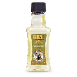 Reuzel 3-In-1 Tea Tree Shampoo, Cleanses Hair and Body, 3.38 oz