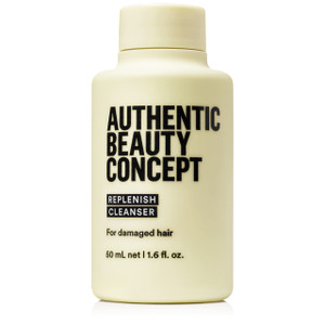 Authentic Beauty Concept Replenish Cleanser | Nourishing & Cleansing Shampoo for Damaged Hair | Strengthens Hair Fiber | Vegan & Cruelty-free | Silic