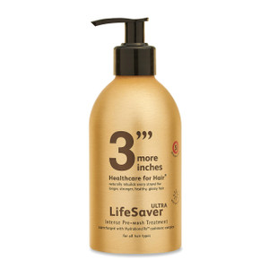 3'''More Inches LifeSaver Ultra Intense Pre-wash Treatment 325ml - Double Concentration Hair Repair -Broken Bond Restore Treatment -Sulphate Free, No