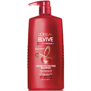 L'Oreal Paris Elvive Color Vibrancy Protecting Shampoo, for Color Treated Hair, Shampoo with Linseed Elixir and Anti-Oxidants, for Anti-Fade, High Sh