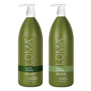 LOMA Nourishing Shampoo and Nourishing Conditioner (DUO PACK) 33 Ounce (Liter)