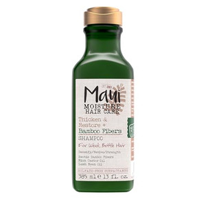 Maui Moisture Thicken & Restore + Bamboo Fibers Strengthening Shampoo to Soften Transitioning or Natural Hair & Renew Brittle Hair, Vegan, Silicone &