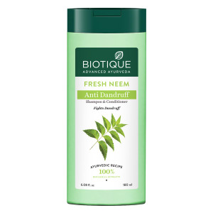 Biotique Bio Neem Margosa Anti Dandruff Shampoo and Conditioner, 180ml