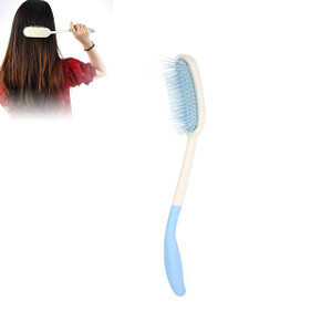 Long Reach Hair Brush - Easy Grip Handled Design for Prolonged Use, Durable Detangling Comb (#02)