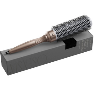 Osensia Round Brush for Blow Drying 1.3 Inch, Vented Hairbrush for Styling, Salon Blowouts, All Hair Types, Ionic, Ceramic, Builds Hair Volume, Reduc