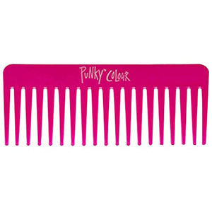 Punky Wide Tooth Comb for Women - Pink, Detangler Comb, No Handle Hair Detangling Combs for Wet, Dry & Curly Hairs