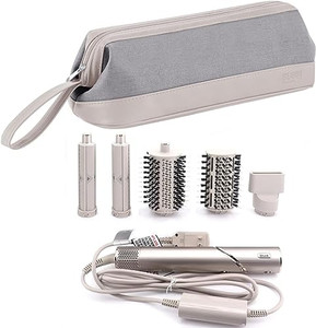 WINZEDGE Airwrap Travel Case for Dyson/Shark Flexstyle, Complete Styler and Attachments Travel Pouch - Dark Gray