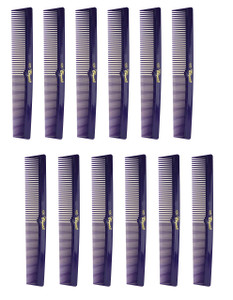 7 Inch Hair Cutting Combs. Barbers & Hairstylist Combs. Purple 1 DZ.
