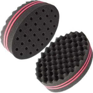 Small Holes Hair Sponge for Twists and Dreads Barber Afro Wave Nappy Sponge Brush for Curls Women Men Natural Hair 1 Pcs Twist