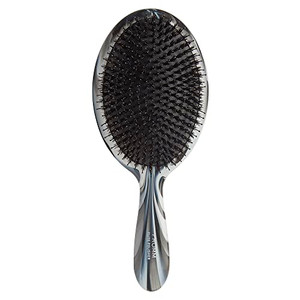 Fromm Professional Elite Polisher Ceramic x Ionic Luxurious Shine Boar Bristle Brush | Gentle Hair Detangler & Massage Brush Smooths Frizz & Flyaways
