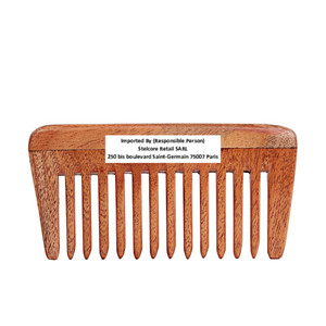 SVATV Handcrafted wood Comb for Detangling Hair Comb For Thick, Curly And Wavy Hair, Non-Static and Eco-friendly Made in India N-1