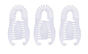 Fodattm 3PCS Women Stretch Flexible Hair Combs Tooth Headband Interlocking Banana Clip Clincher Two Sides Hair Comb Elongated Ponytail Holder Hair St