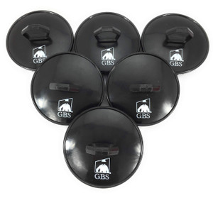 G.B.S Soft Scalp Massage Brush for Women and Men, Black, Pack of 6