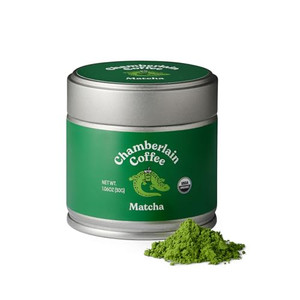 Chamberlain Coffee Ceremonial Matcha Green Tea Powder - First Harvest - Japanese Green Tea + Original Grade Matcha - Hot or Iced - Organic, Vegan & G