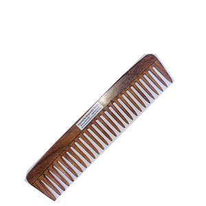 SVATV Handcrafted Rosewood Comb for Detangling Hair Comb For Thick, Curly And Wavy Hair, Non-Static and Eco-friendly Made in India (S-76A)