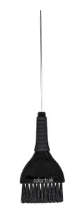 Colortrak Duo Color Brush, Pin Tail Ideal for Sectioning, Firm Straight Bristles, Ergonomic Rubber Grip, Contoured Thumb Groove to Prevent Fatigue, E