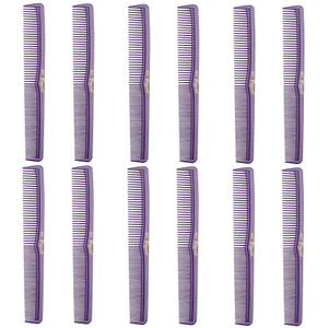 Barber Beauty Hair Cleopatra 400 All Purpose Comb (12 Pack) 12 x SB-C400-PURPLE